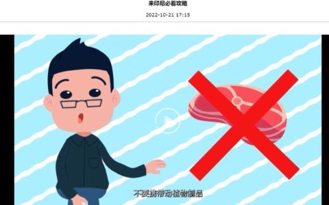 到印尼可以带茶叶、香肠吗？在印尼托运行李要注意什么？