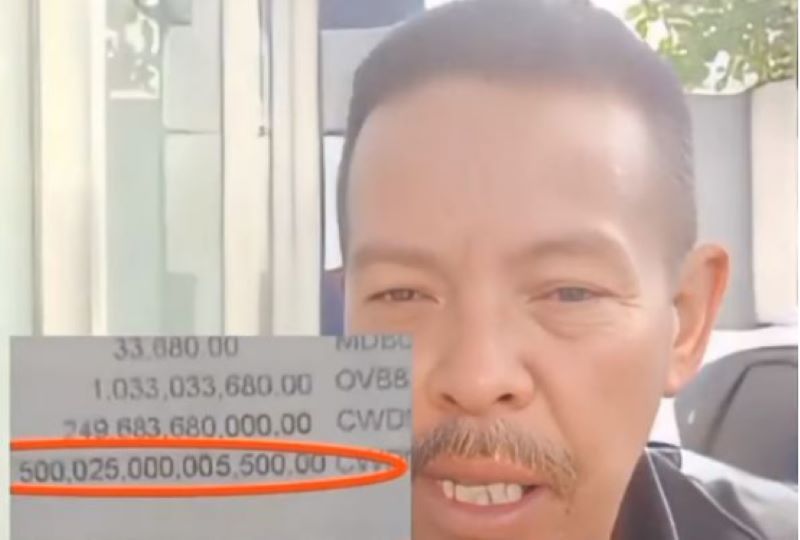 男子声称有五百万亿盾存款想与佐科会面