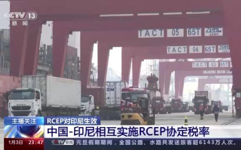 印尼新增给予我国700多个税号产品零关税待遇