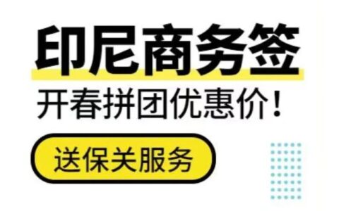 入境印尼迎来高峰期，商务签证拼团优惠来袭！
