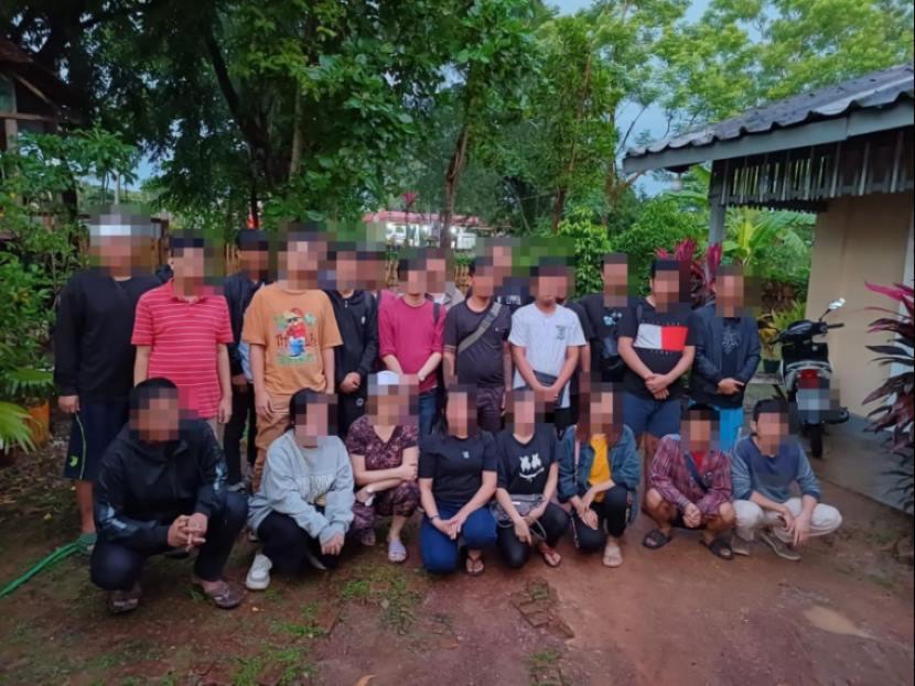 印尼大使馆成功解救被骗入缅甸的26名印尼公民