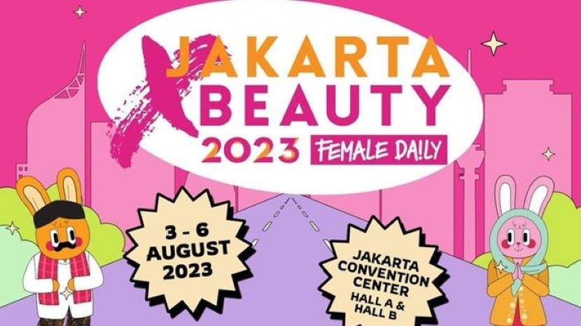 雅加达美妆博览会共有250家品牌参展，展会进行中