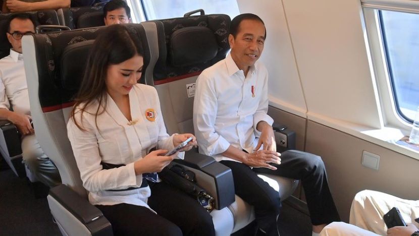 佐科总统一行昨日组团试乘雅万高铁