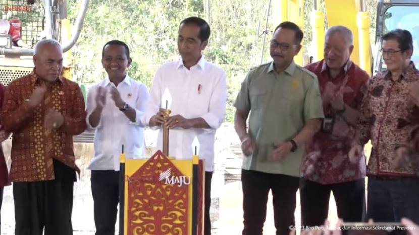 佐科总统感谢本土企业家投资新国都