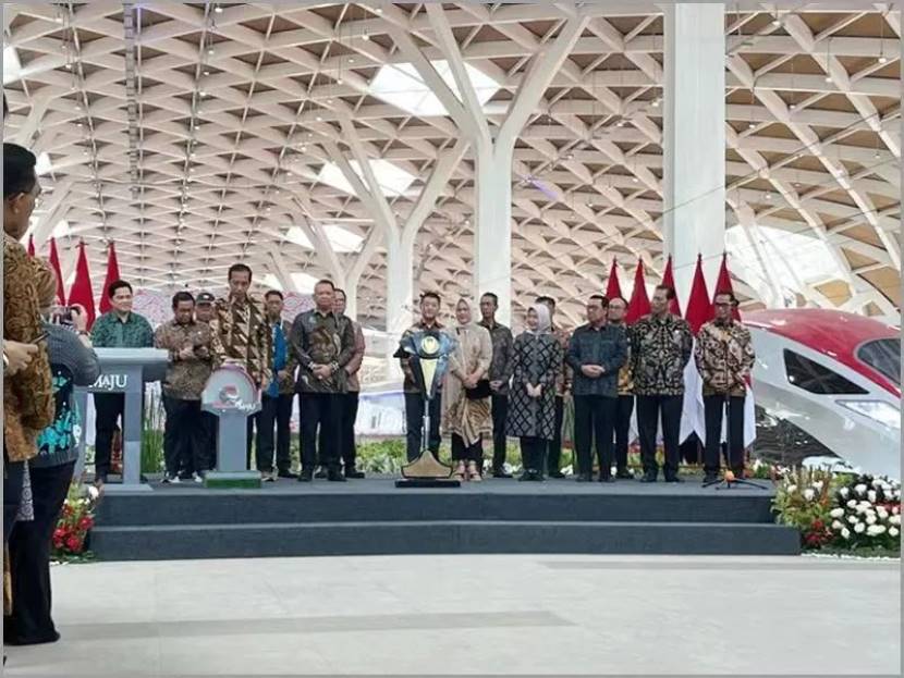 10月2日印尼总统佐科宣布雅万高铁正式启用