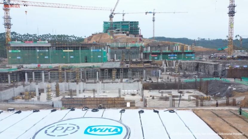 印尼新都加快典礼广场与总统府的建设进度