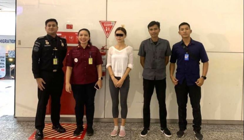 女同胞逾期逗留巴厘岛被遣返