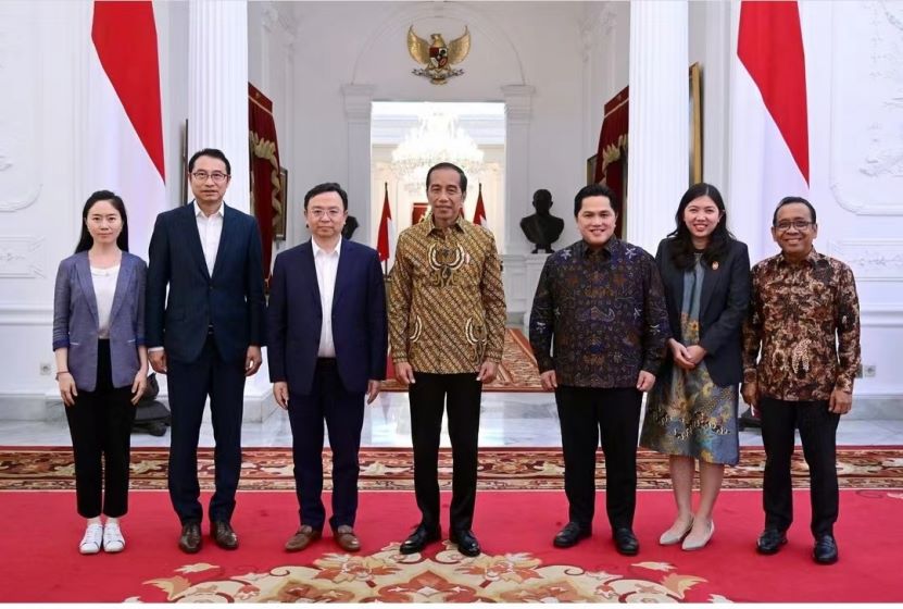 佐科总统会见比亚迪创始人王传福