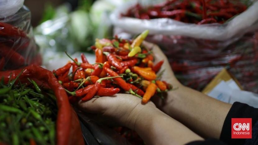 西雅加达辣椒价格飙升至每公斤13万盾