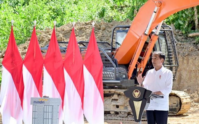 佐科为新都多家银行大楼主持动工仪式