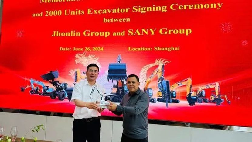 中企在印尼创下全球最大单一挖掘机订购记录