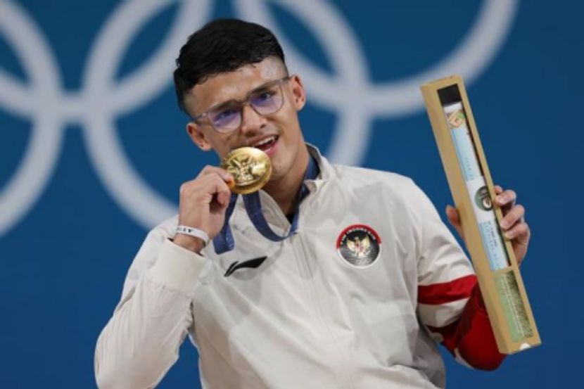 佐科总统邀请两名奥运冠军造访总统府