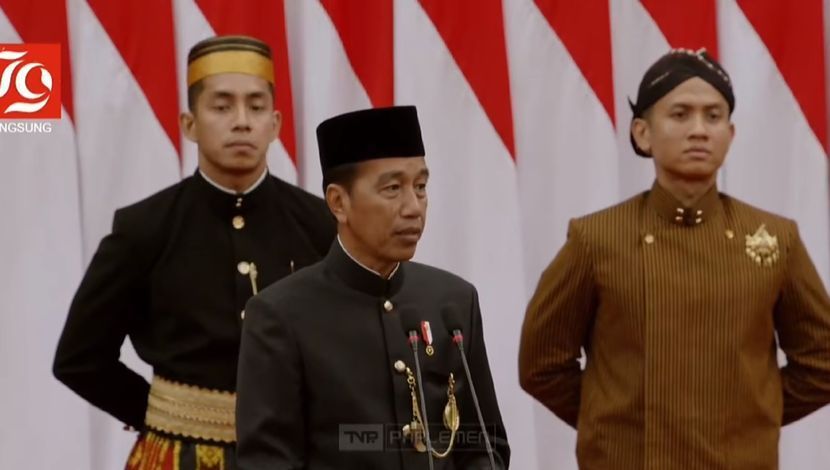 佐科总统最后一次国情咨文, 令人动容