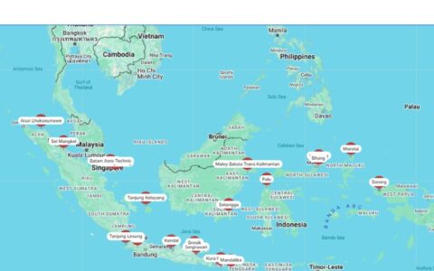 印尼全国二十个经济特区的完整清单