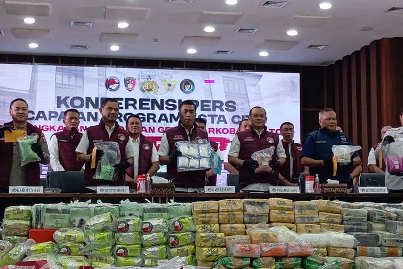 印尼警方查获4.1吨毒品，近万名嫌疑人落网