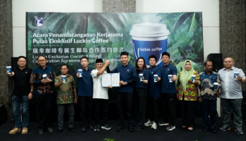 瑞幸在印尼建设专属生椰岛