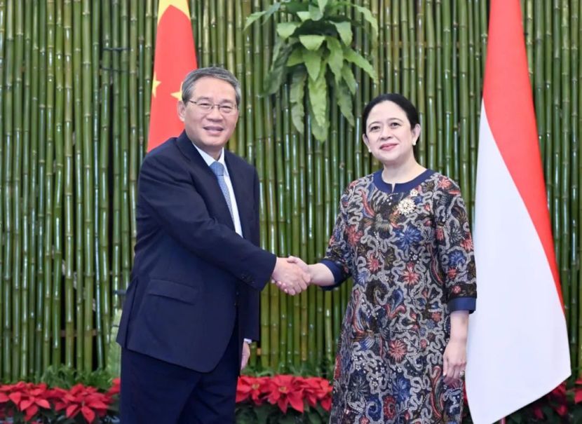 印尼国会议长会见中国总理