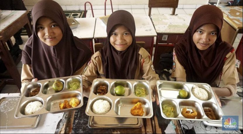 印尼免费营养食品计划依赖中国餐盘
