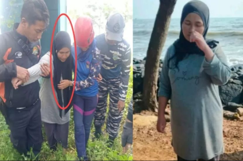 母亲携两幼女跳海自杀却自己返回躲藏