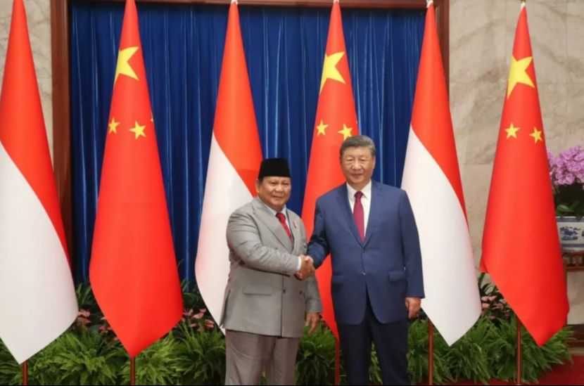 中国国家领导人会见普拉博沃总统