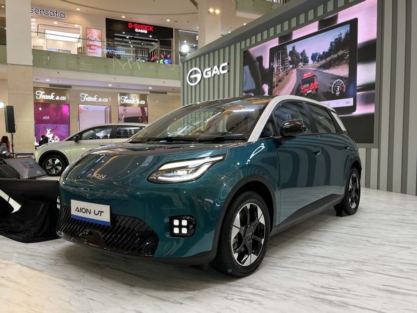 中国电动车AION UT在印尼热销