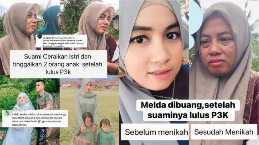 印尼男子考上公务员后立即抛弃网红糟糠妻儿