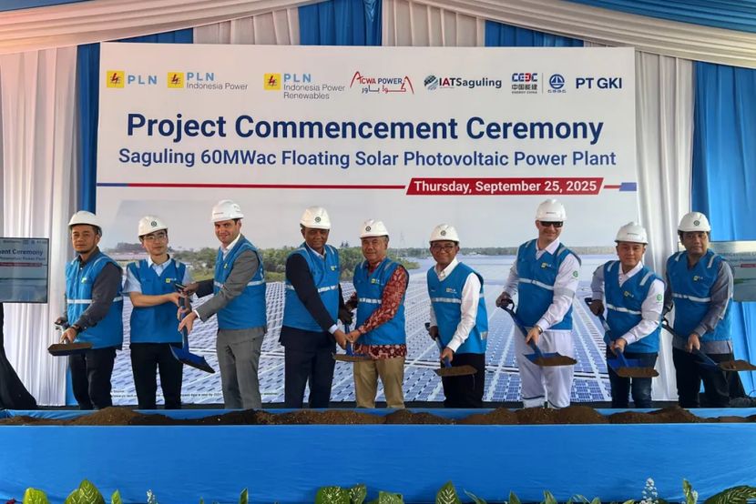 中企承建印尼漂浮式光伏项目正式启动