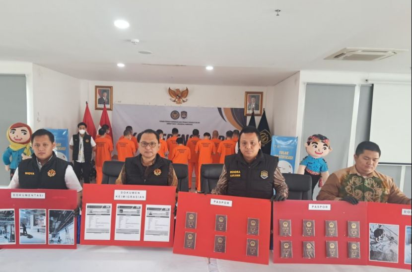 多名中国劳工在北雅加达非法务工遭驱逐