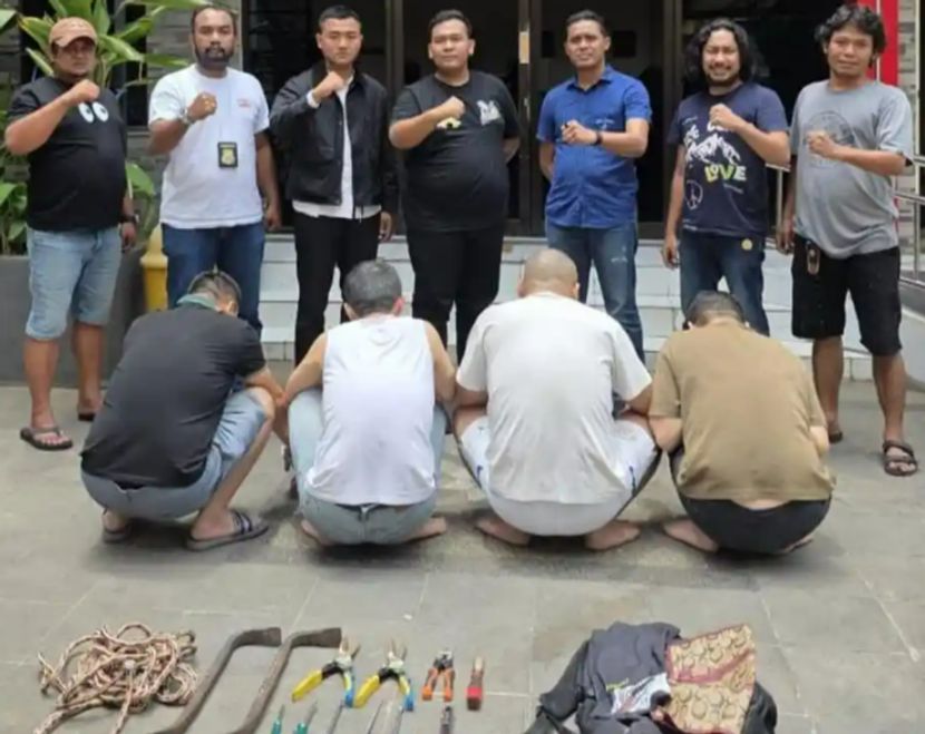 四中国籍疑犯专偷工厂保险柜，单次得手近10亿盾