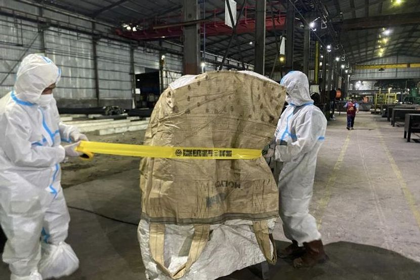 万丹省放射性废铁遭分批盗卖！警方擒获4人