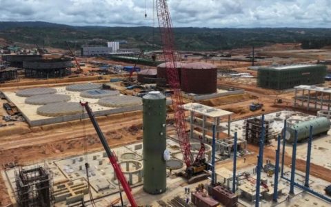 中企在印尼承建镍配套项目设备安装工作正式启动