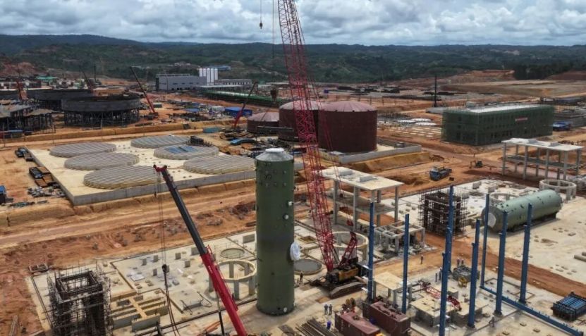 中企在印尼承建镍配套项目设备安装工作正式启动