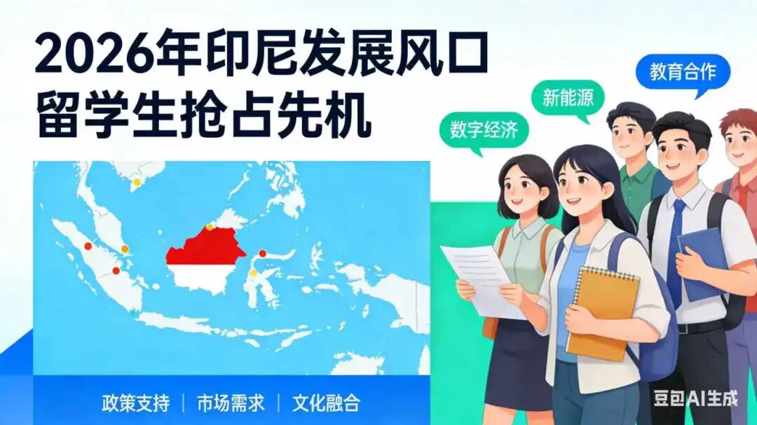 2026印尼留学招生开启！东盟第一风口等你来