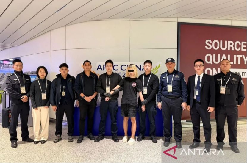 中国通缉犯在巴厘岛落网遣返回国