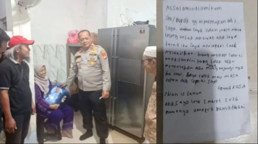 12岁男孩哀求好心人收养初生妹妹